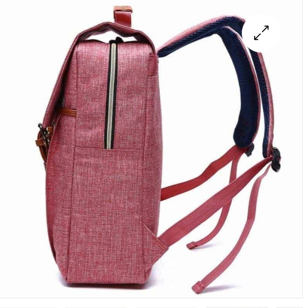 Vintage Style Unisex Canvas Fashion Backpack,Size 30 × 30 × 30 cm,Retail $41.95 - Picture 5 of 16